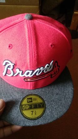 Braves new era fitted hat 7 3/4