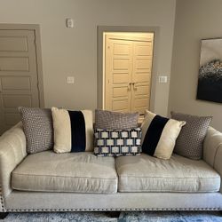 Beige Gel Foam Sleeper Sofa 