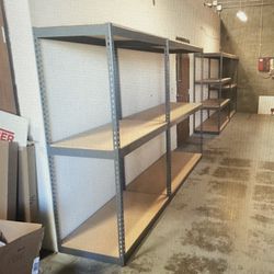 Garage Shelving 48 in W x 24 in D New Industrial Boltless Warehouse Racks stronger than Homedpot Lowes Costco Delivery Available