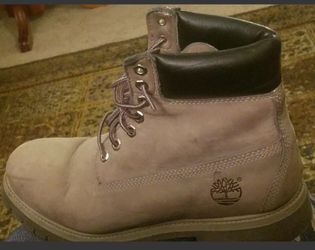 Timberland Mens 6 Inch Premium Brown EUC Size 8 Medium 150094058