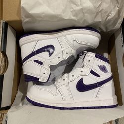 Nike Air Jordan 1 High TD Court Purple