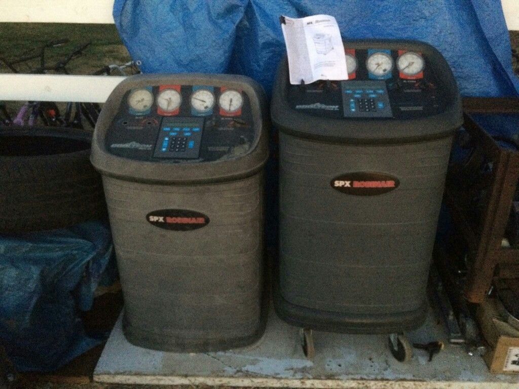 Robinair 34800-2k dual recovery/recycling/recharging unit