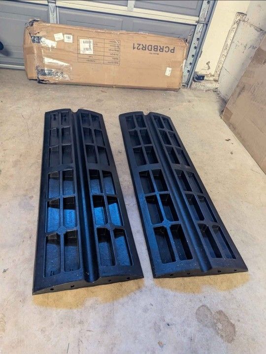 New 4ft Vehicle Curbside Driveway Ramps - rubber ramps