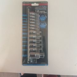 Bit Set 12 Pcs 1/4 & 3/8