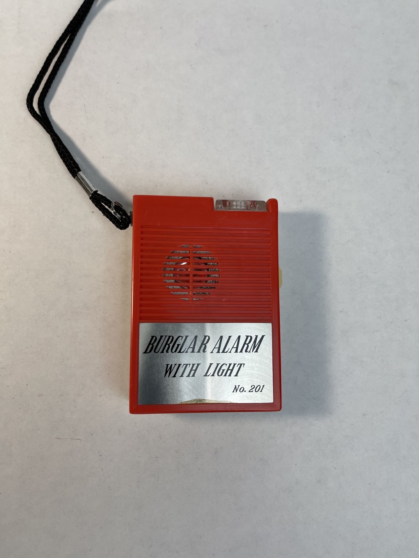 Vintage Handheld Burglar Alarm with light #250