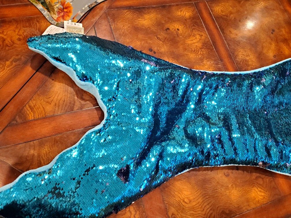 Mermaid Tail Blanket, Children, 51" Long