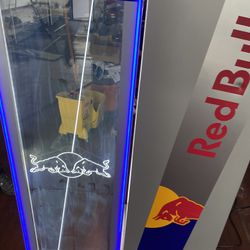 Red Bull Cooler With Door Lock 