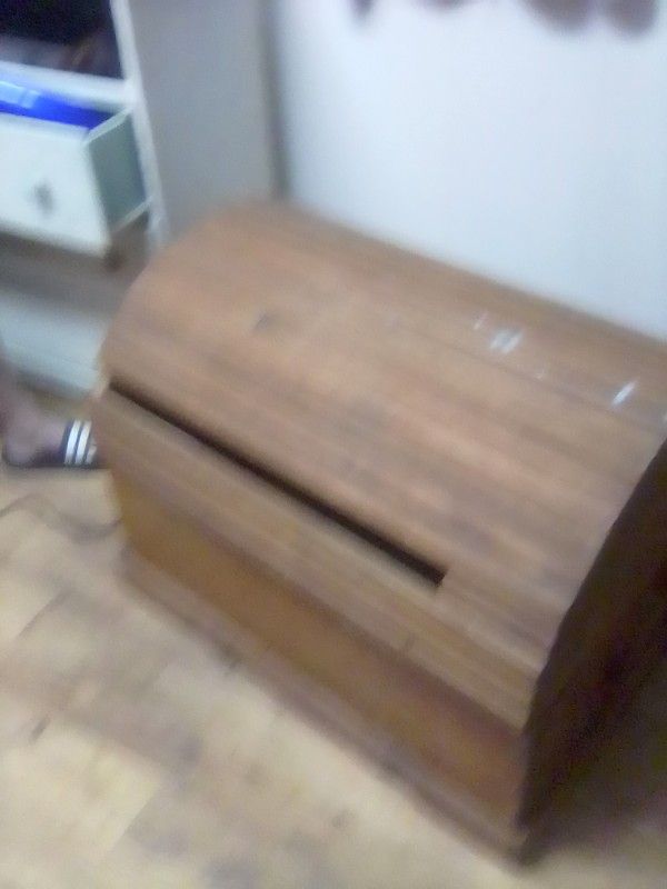 Old Wooden Treasure Chest 