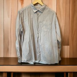 Mens Paperdenim&cloth Button down  Casual Shirt