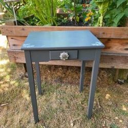 Vintage Wooden Nightstand or End Table