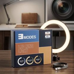 LED Ring Light with Tripod & Phone Holder (Brand New