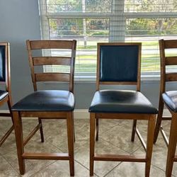 4 Counter-Height Chairs