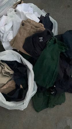 Girl and boy school uniforms