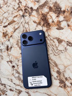 Iphone 17 pro max 256GB unlocked