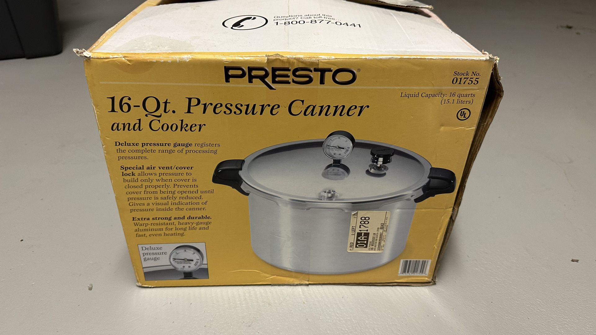 Presto Pressure Canner 16 Quart