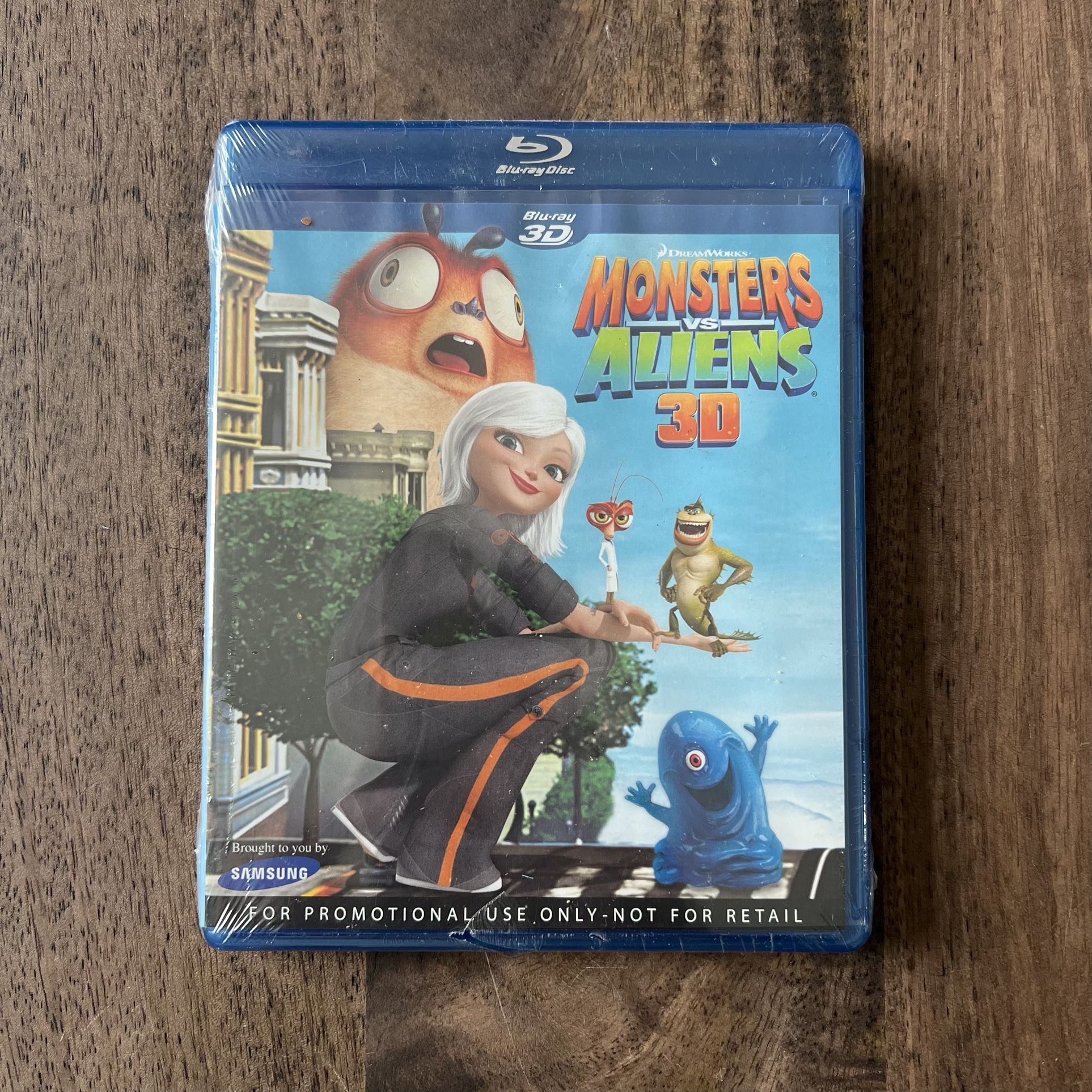 Monsters Vs. Aliens 3D Animated Film Children’s & Kid’s Blu-Ray 3D Movie