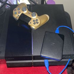 PS4 with External Hard Drive