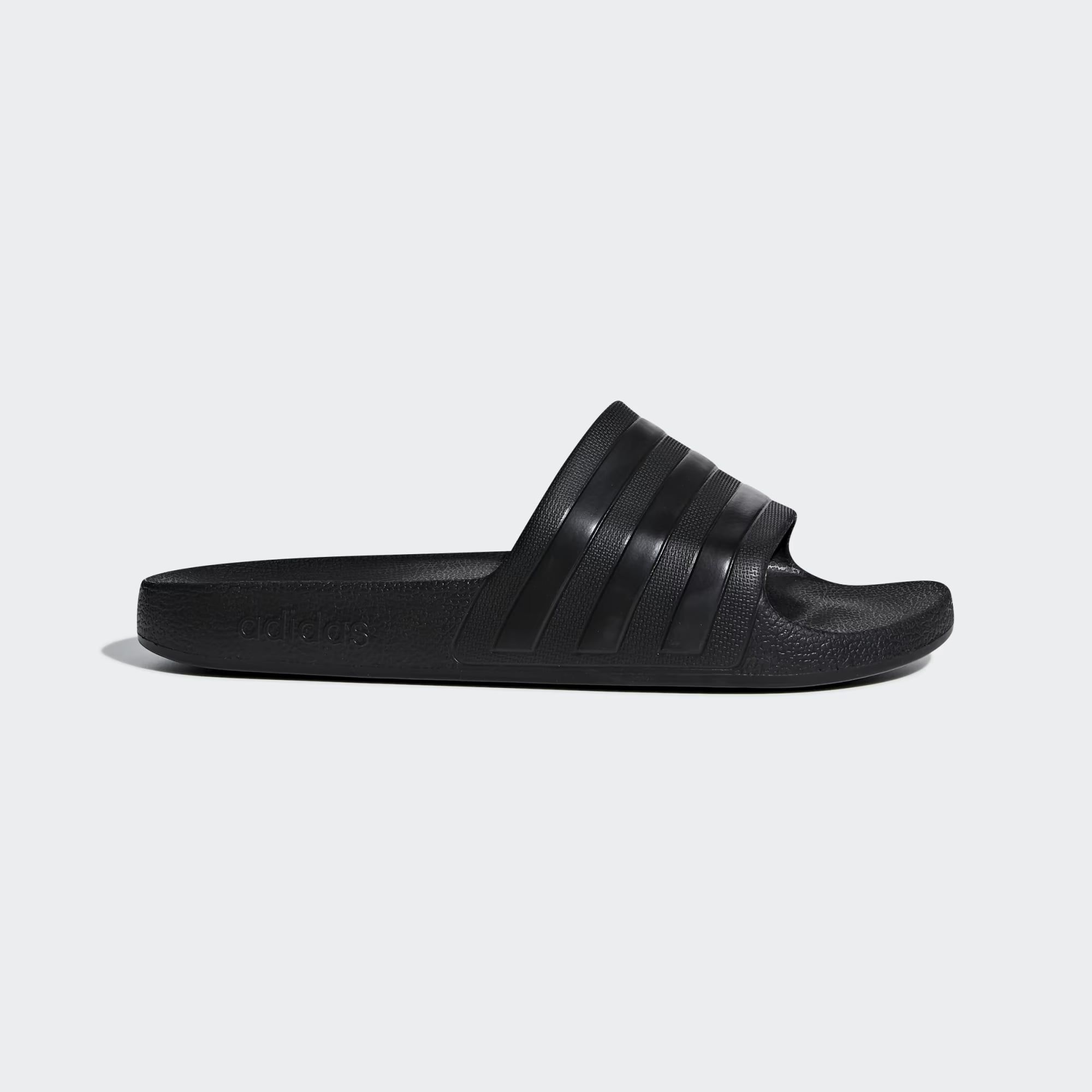 Adidas Men Slides Aqua Black size 8