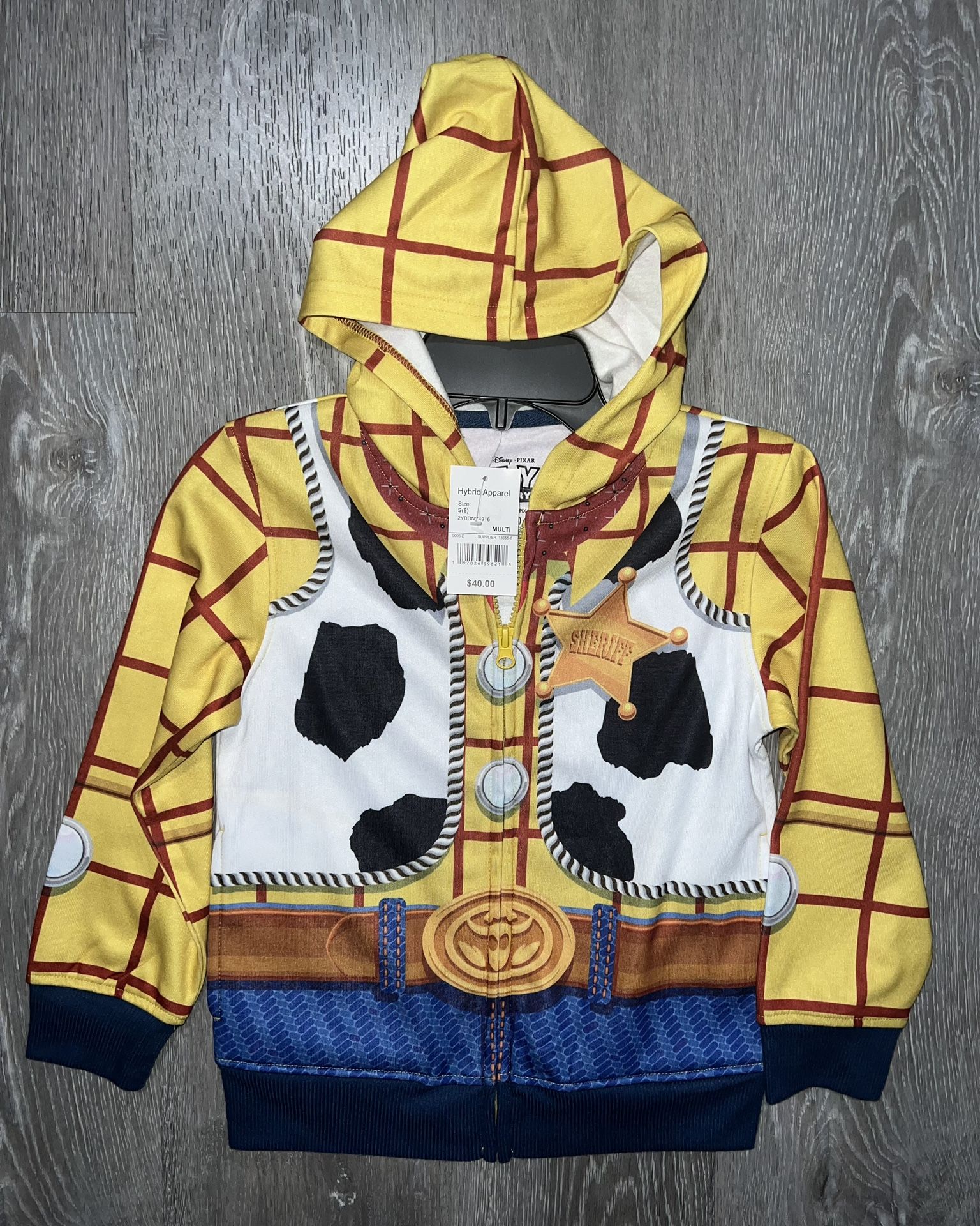 disney toy story woody jacket sizes XS (6/7)  and M 10/12