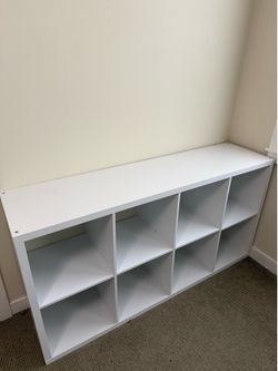 White 8 cube organizer