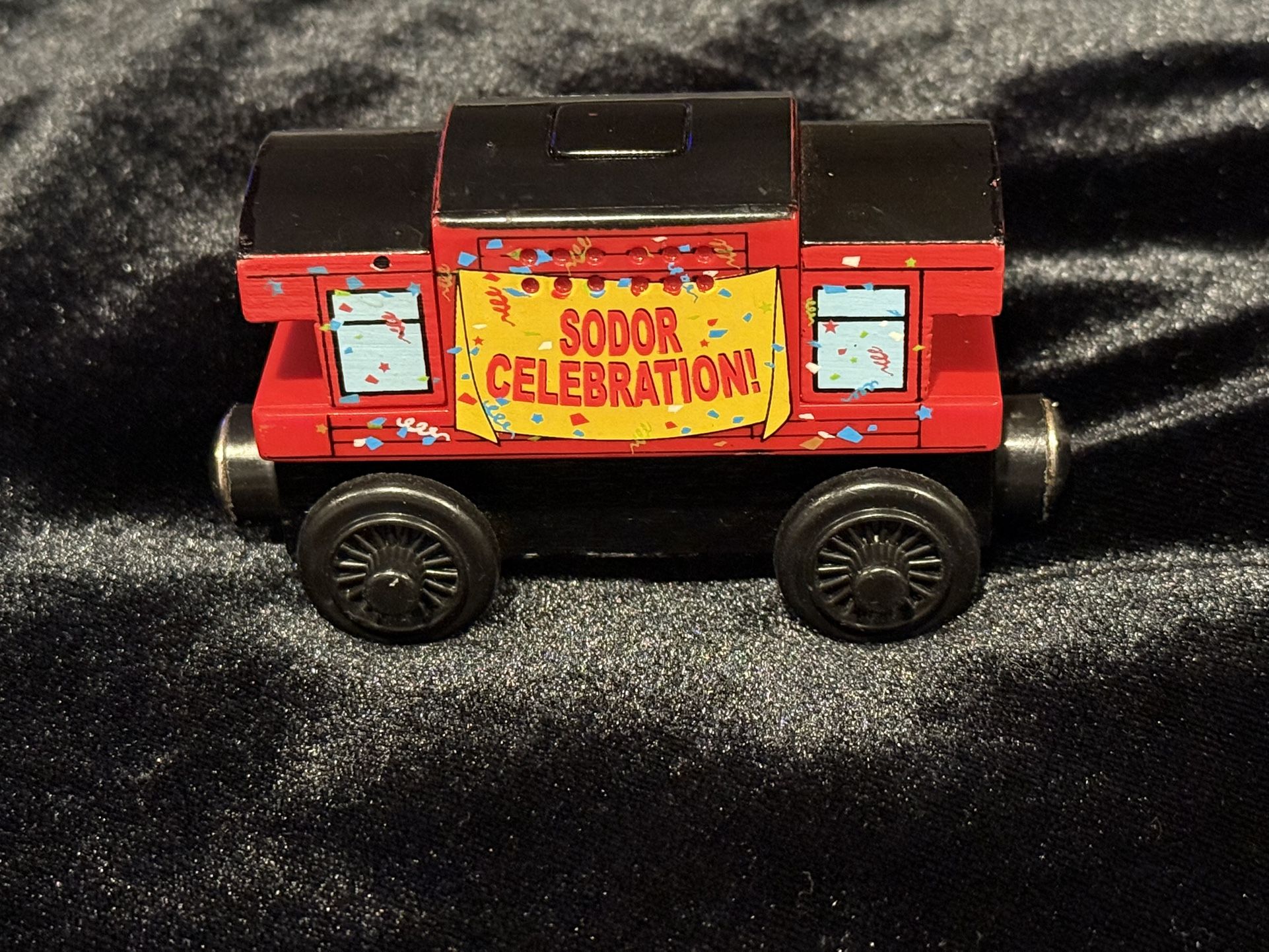 Thomas & Friends Wooden Railway - Red Wooden 2003 Sodor Celebration Day Caboose