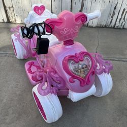 TODDLER GIRLS MOTORIZED PRINCESS BIKE