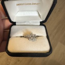 size 5 wedding ring set