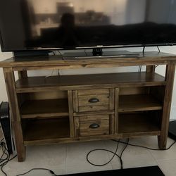 WOODEN TV STAND