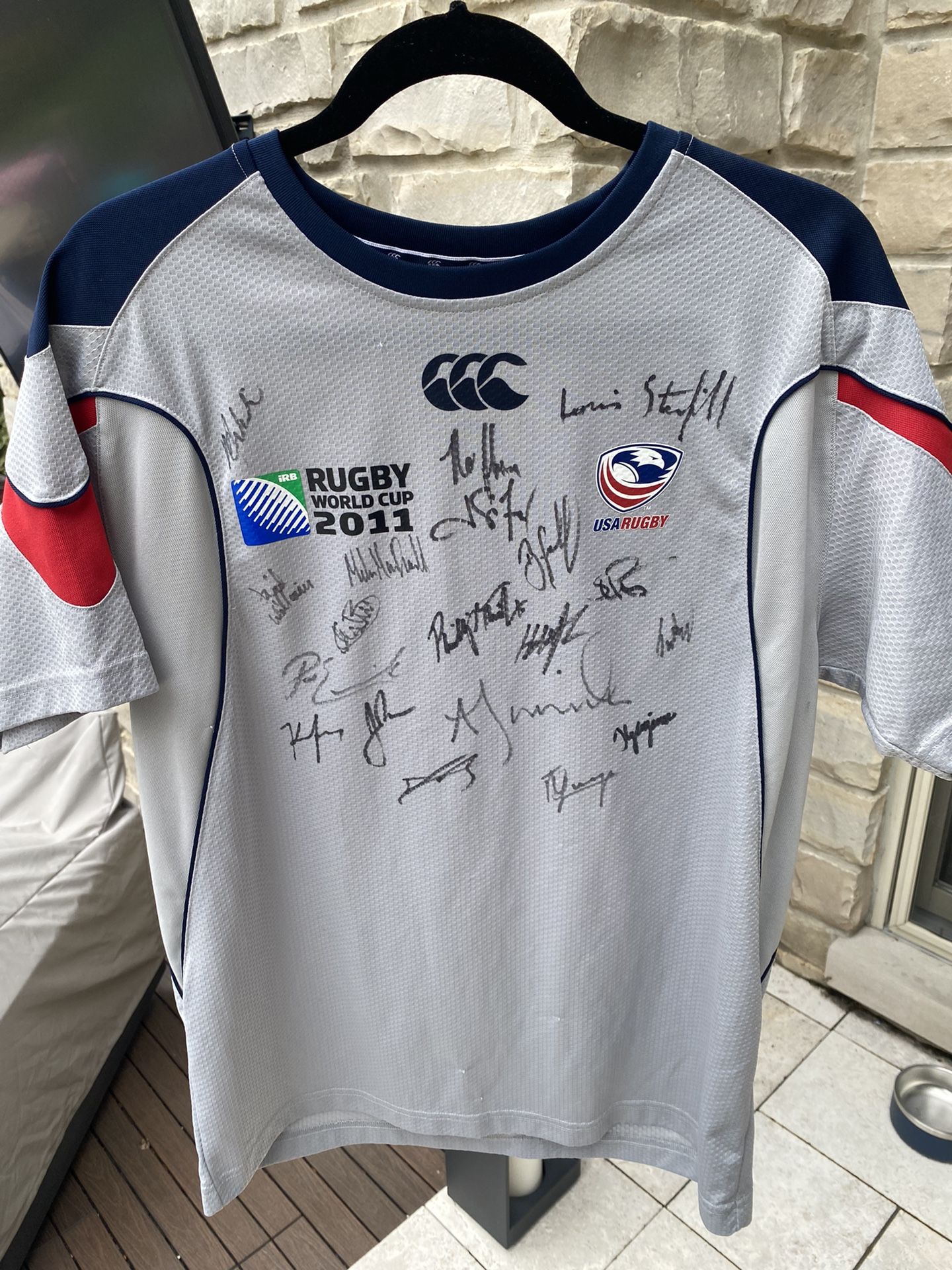 USA Rugby World Cup 2011 Team Signed Jersey