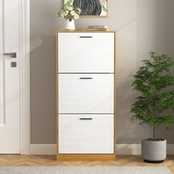 24 Pair Shoe Storage Cabinet