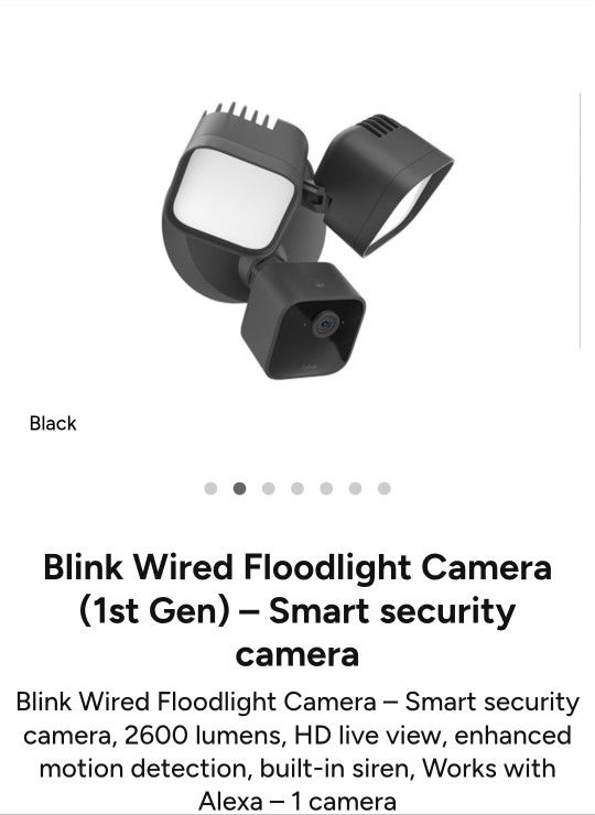 Blink Floodlight Security Camera