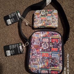 Loungefly Comic Darth Vader Crossbody And Wallet