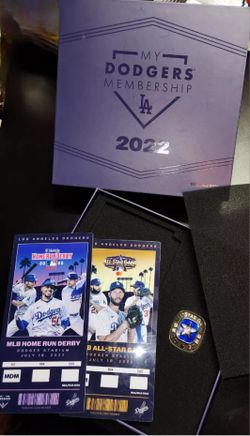 Los Angeles Dodgers 2022 Season Ticket Member Gift MLB All Star Game Ring Set