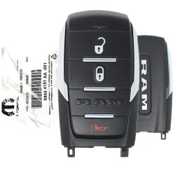 2019-2024 Dodge Ram 1500 Smart Remote Key 3 Buttons (contact info removed)1AA