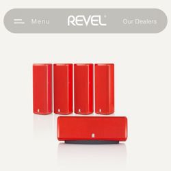 Revel Performa M8 SP5 Audiophile 5-Speaker System - Never Opened 