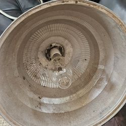 Vintage Holophane Industrial Light w/ Sylvania Metalarc 