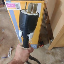 11' 60amp 4 Wire, RV Plug Wire With Hubbell Plug 