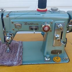Vintage Brother Sewing Machine With Cabinet. 