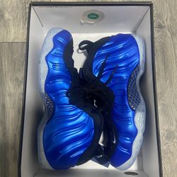 Nike Air Foamposite Blue Black Size 8 Men 