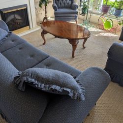 Complete Living Room Set – Couch, Love Seat, Complete living Room Set - Couch, Love Seat, Chair, Coffee & Side Tables – Priced Low