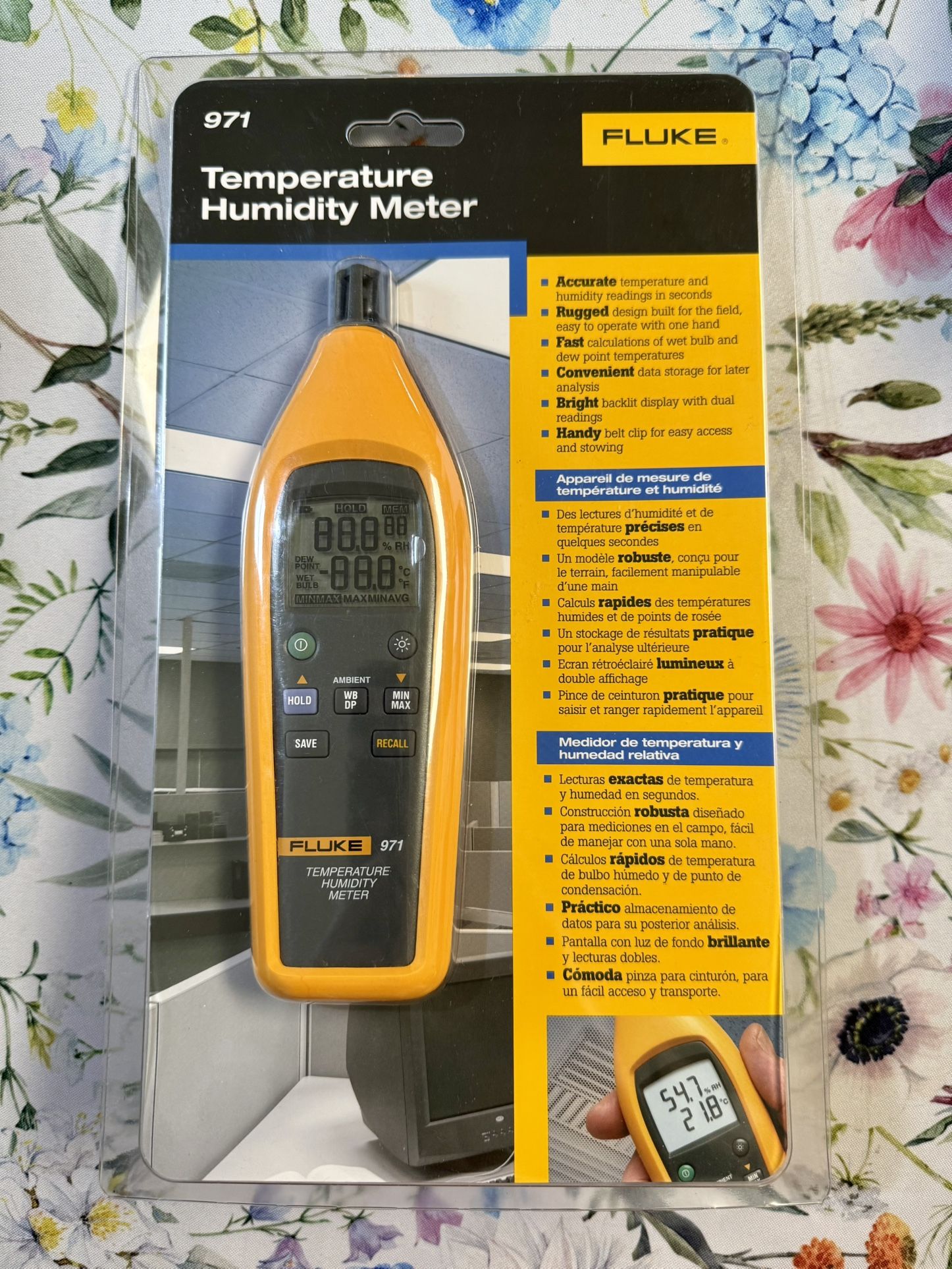 Fluke 971 Temperature Humidity Meter