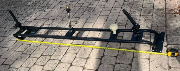 Boat aluminum arch with outriggers & navigation light