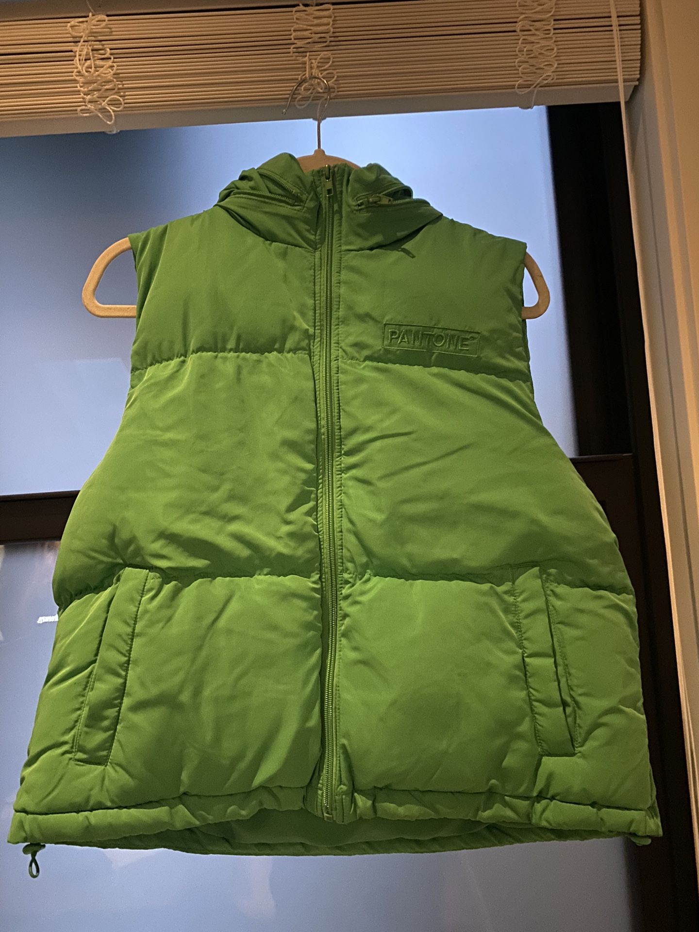 Green PANTONE Puffy Vest - Size M