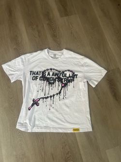 White Awful Lots Of Cough Syrup Tee shirt -  Large