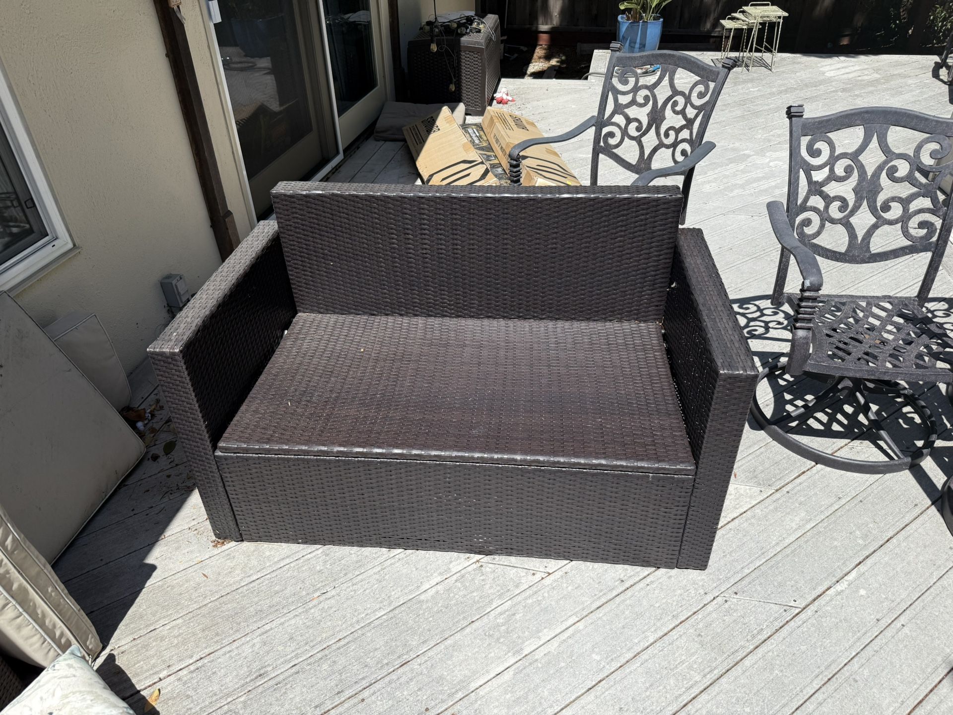 Outdoor Couch w/ Storage 