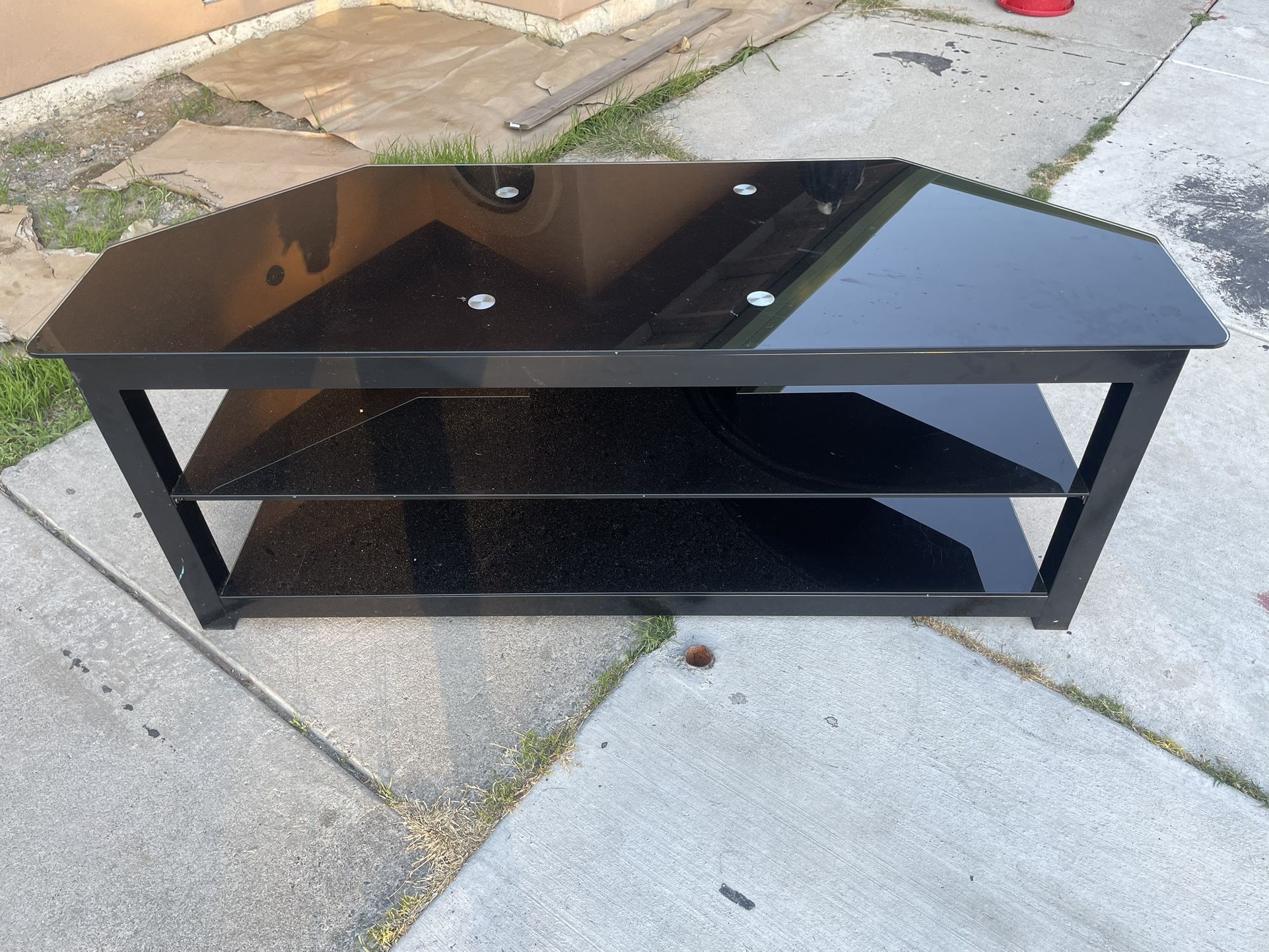 Glass Tv Stand