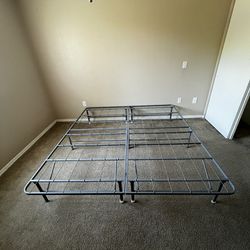 Platform Bed Frame (California King/ Or Two Twin)