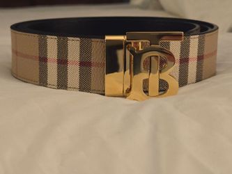 Burberry TB Monogram Reversible Belt
