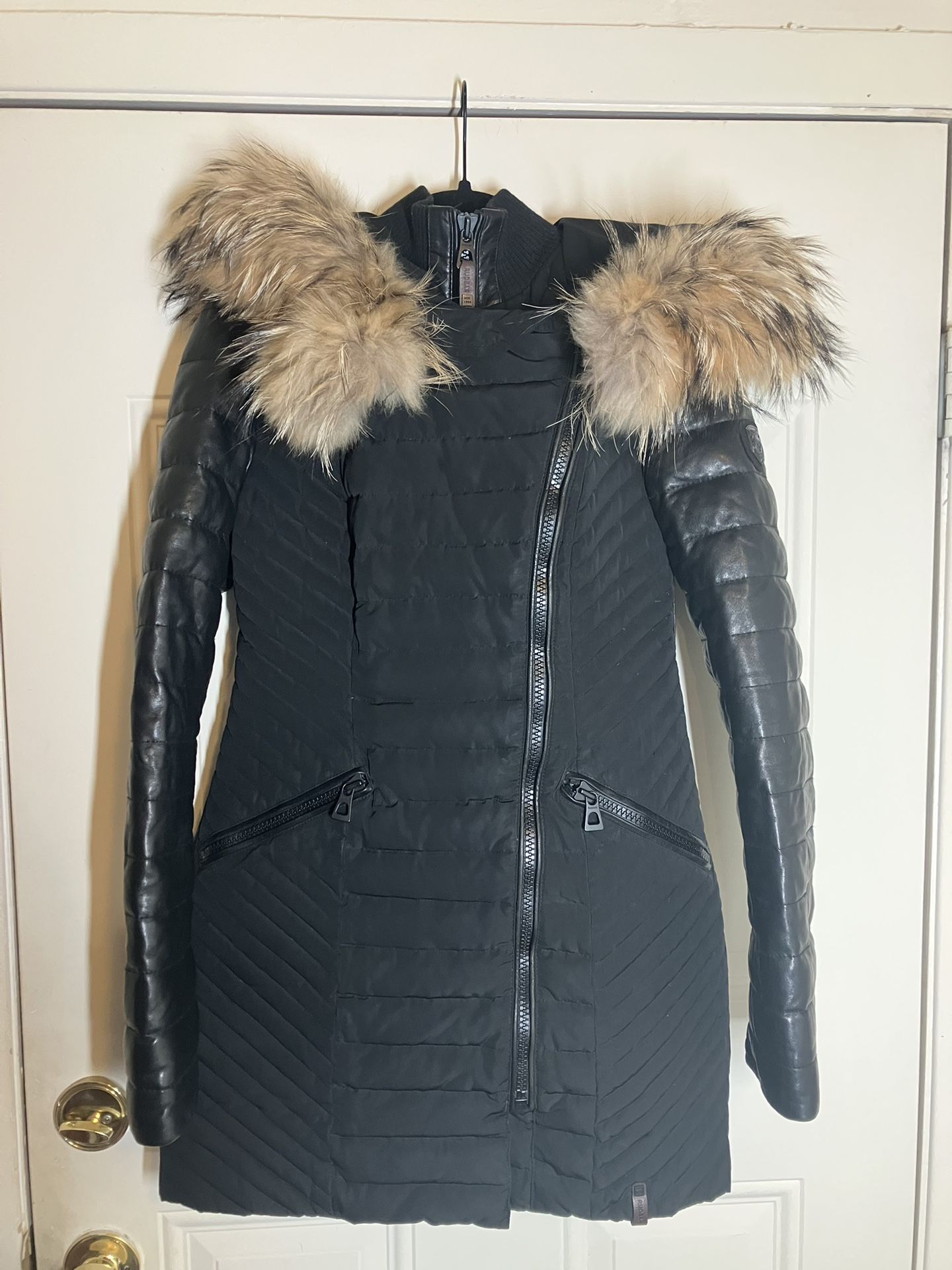 Rudsak Silvia Jacket Parka Size XS 8115992 Fur ASIATIC RACCOON