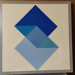 Custom Made Lego Wall Art Piece In Wooden Frame